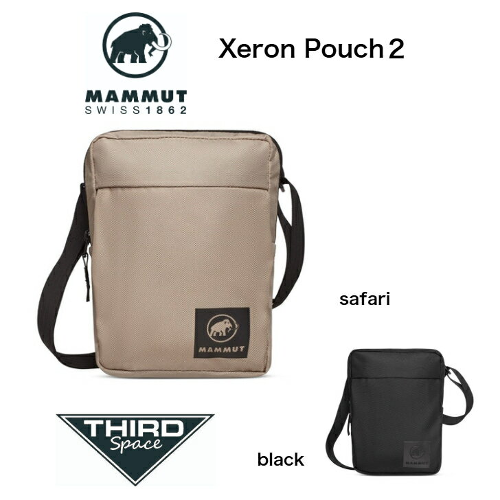 Rakuten - MAMMUT Xeron Pouch 2 マムート バッグ クロスボディ 撥水加工 アウトドア キャンプ タウンユース 2810-00470 black safari 全2色 送料無料