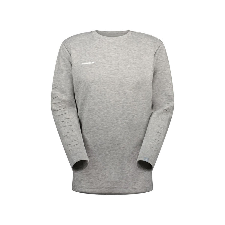THIRD space札幌の【SALE 20%OFF】MAMMUT Dyno 2.0 ML Crew Neck AF ダイノ 2.0 ミッドレイヤー クルー ネック アジアンフィット テックフリース アウトドア キャンプ ハイキング black platinum melange marine melange 全3色 送料無料｜アングル3