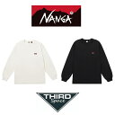 NANGA エコハイブリッド ボックスロゴ エンブロイダリー ロングスリーブTシャツ ナンガ 長袖 ロンT カットソー Tシャツ 速乾 吸汗 メンズ レディース...
