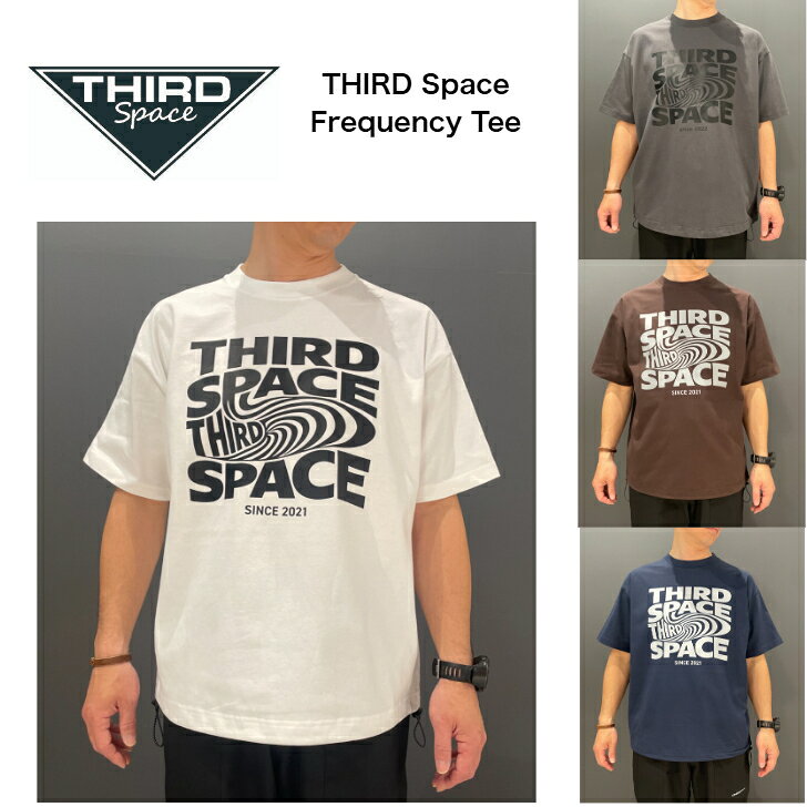 Rakuten - THIRD Space Frequency Tee Tシャツ ドローコード ビッグシルエット アウトドア キャンプ グラフィック 送料無料