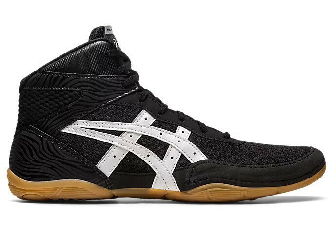 ASICS - アシックス MATFLEX 7 1081A051 レスリング シューズ 001 BLACK/WHITE Wrestling レスリング シューズ（メンズ）