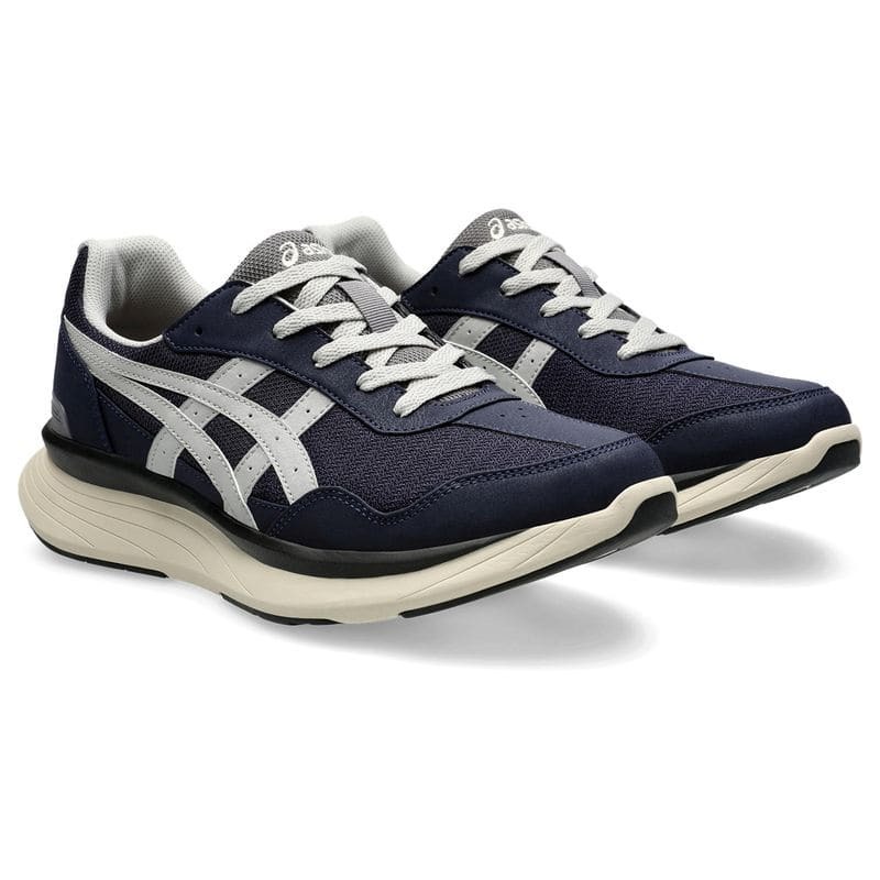 樂天商城 - アシックス KNEESUP M011 1241A011 ライフウォーカー 400 ネイビーブルー×グレー WELLNESS WALKER シューズ（メンズ）