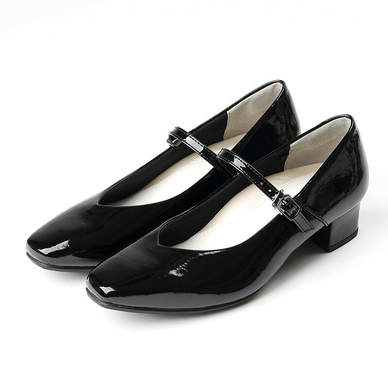 樂天商城 - アシックス ROOMY PUMPS AO-10243 レディースシューズ 094 ブラックエナメル AcureZ アキュアーズ シューズ（レディース）