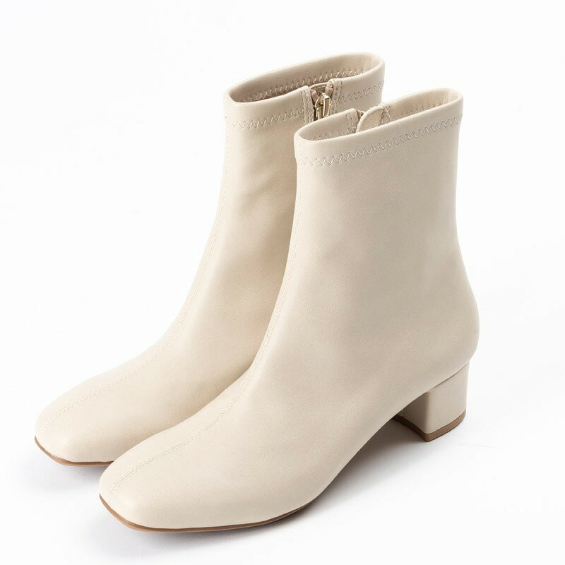 樂天商城 - アシックス CUBE BOOTS WP AO-10250 レディースシューズ 003 アイボリー AcureZ アキュアーズ カジュアルブーツ シューズ（レディース）