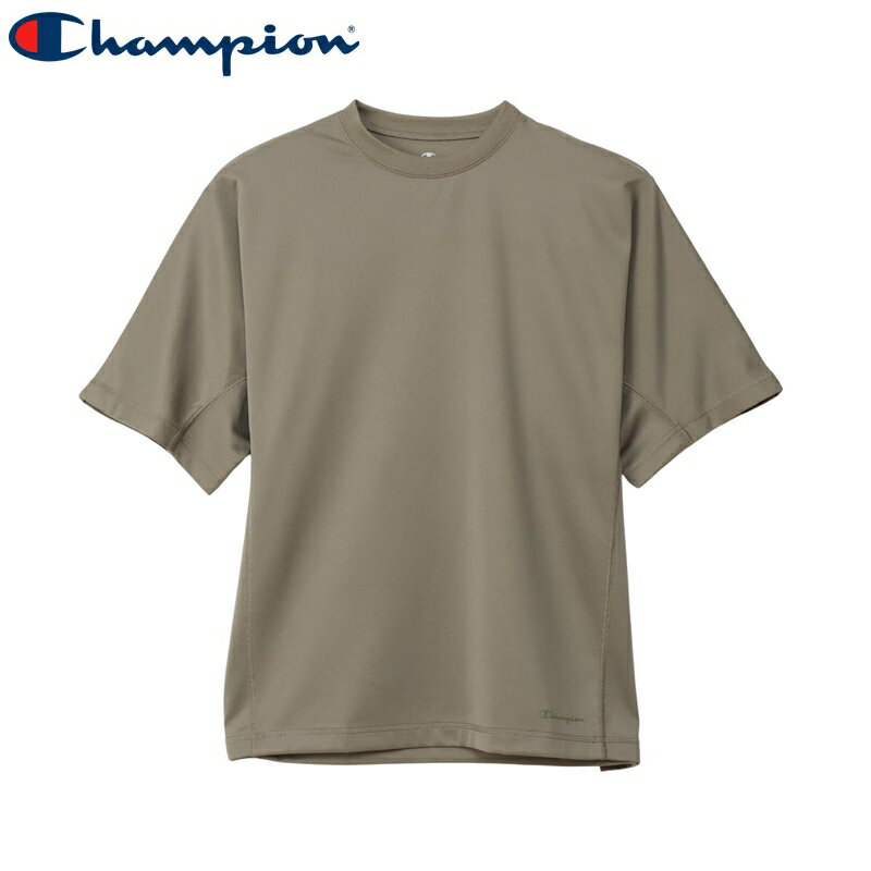 樂天商城 - チャンピオン リカバリーウェア 半袖シャツ C3-CS390 655 オリーブ RECOVERY WEAR SHORT SLEEVE Champion 休養 抗疲労