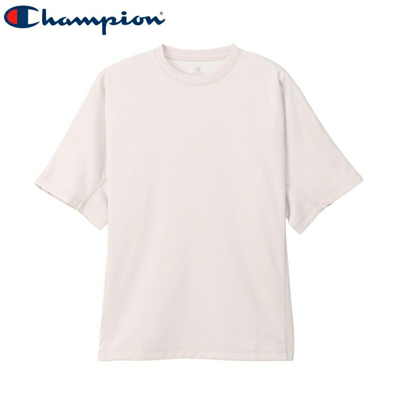 樂天商城 - チャンピオン リカバリーウェア 半袖シャツ C3-CS390 782 サンドベージュ RECOVERY WEAR SHORT SLEEVE Champion 休養 抗疲労