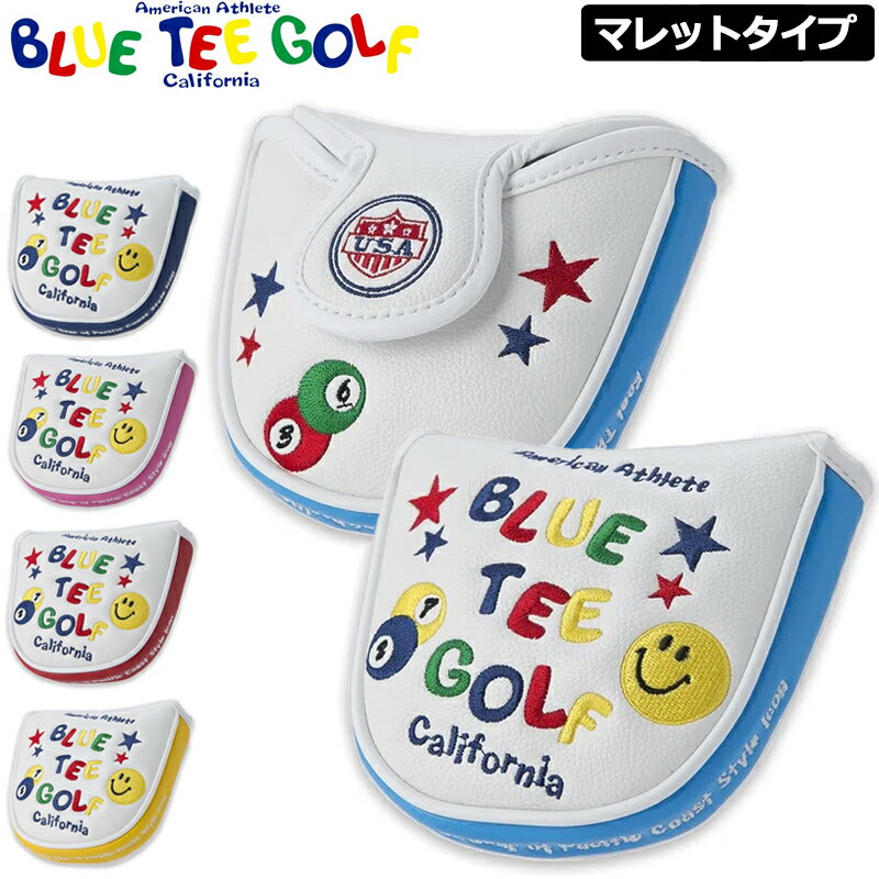 検索用： Blue Tee Golf California PC-001 PC001 ホワイト 白色 マルチカラー センターシャフト PT用 ピン型用 ブレード型用 ピン用 ブレード用 ブレードタイプ ブレード型 ピンタイプ ピン型 ゴルフカバー パタカバ ロゴ ニコちゃん ニコチャン にこちゃん スマイル スター 星 刺繍 刺繍ロゴ 総柄 ゴルフ用 ゴルフ用品 男性用 女性用 メンズ レディース レディス メーカー希望小売価格はメーカーカタログに基づいて掲載していますBlue Tee Golf(ブルーティーゴルフ) 豪華な刺繍仕上げのロゴやスマイルマークが特長的な「スマイル＆ピンボール」パターカバー カラビナ用ループがついていますので、お手持ちのカラビナを付けてベルトループに付けることができます 挿入口はマグネット開閉式 ■素材 PU(合成皮革) ほか ■サイズ パター用(マレット型) ※異形ヘッド、大型ヘッドには装着できない場合があります ■特記事項 ※当商品は1個単位での販売商品です(セット販売商品ではありませんのでご注意ください) ※お使いのコンピュータ環境によっては写真のカラーが実際の商品と異なって見える場合があります ■■■配送方法に関して■■■ 当商品は『メール便配送対応』商品です ●注意事項 ・事故補償は一切ございません ・代金引換でのご注文はお受けできません ・翌日お届けサービスの対象外です 検索用： Blue Tee Golf California PC-001 PC001 ホワイト 白色 マルチカラー センターシャフト PT用 ピン型用 ブレード型用 ピン用 ブレード用 ブレードタイプ ブレード型 ピンタイプ ピン型 ゴルフカバー パタカバ ロゴ ニコちゃん ニコチャン にこちゃん スマイル スター 星 刺繍 刺繍ロゴ 総柄 ゴルフ用 ゴルフ用品 男性用 女性用 メンズ レディース レディス