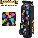 ラウドマウス 9型 キャディバッグ Electric Pineapples エレクトリックパイナップルズ LM-CB0018 762986(281) 着脱式ポー...