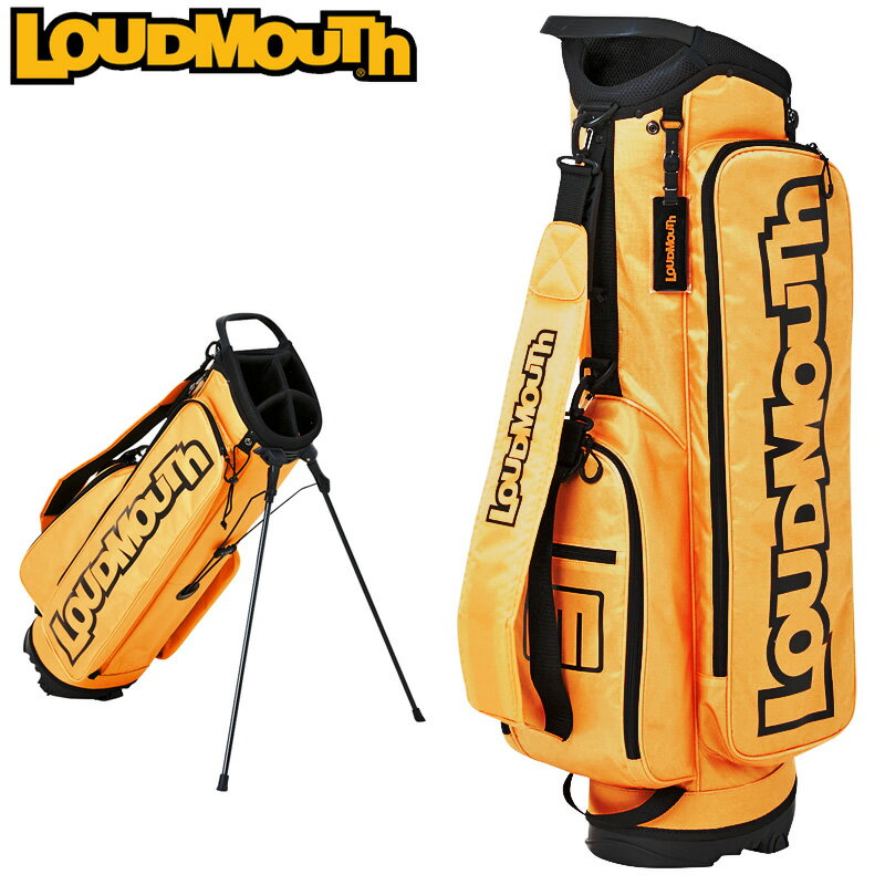 ラウドマウス 8.5型 軽量 スタンドバッグ Yellow イエロー LM-CB0019 762985(993) 2WF2 ゴルフ Loudmouth キャディバッグ ゴルフ用品 DEC1