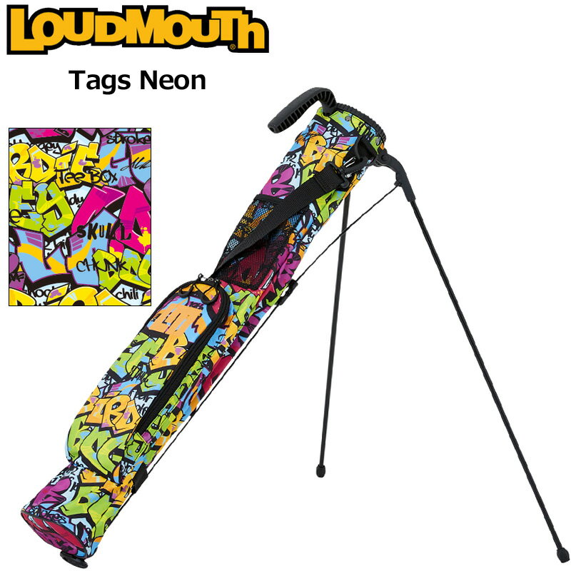 ラウドマウス セルフスタンドキャリーバッグ Tags Neon タグスネオン LM-CC0004/762984(317) 2SS2 Loudmouth Self Stand Bag 派手 な 柄