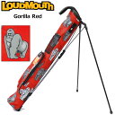 ラウドマウス セルフスタンドキャリーバッグ Gorilla Red ゴリラレッド LM-CC0005 772985(295) 2WF2 Loudmouth Self Stand Bag 派手 な 柄