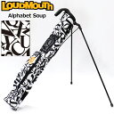 ラウドマウス セルフスタンドキャリーバッグ Alphabet Soup アルファベットスープ LM-CC0005 772985(332) 2WF2 Loudmouth Self Stand Bag 派手 な 柄