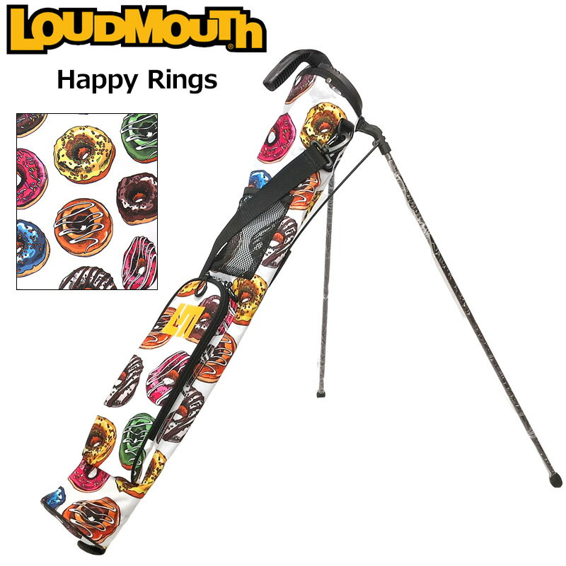 ラウドマウス セルフスタンドキャリーバッグ Happy Rings ハッピーリング LM-CC0006 763986(365) 3SS2 Loudmouth Self Stand Bag 派手 な 柄 MAY2