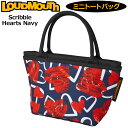 ラウドマウス ミニトートバッグ Scribble Hearts Navy スクリブルハーツネイビー LM-RP0008 772983(336) 【日本規格】【新品】22FW Loudmouth ゴルフ用バッグ 派手 ゴルフ用品 DEC1 その1