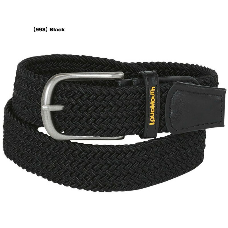 ラウドマウス レディース メッシュ ベルト 編み込みベルト 761958 ゴムベルト 【メール便発送】【日本規格】【新品】SAAR Loudmouth ゴルフウェア 編みベルト 女子 女性用 Belt