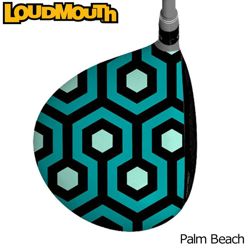 ラウドマウス ドライバースキン/ステッカー パームビーチ Palm Beach Loudmouth Driver Skinゴルフ用品シール