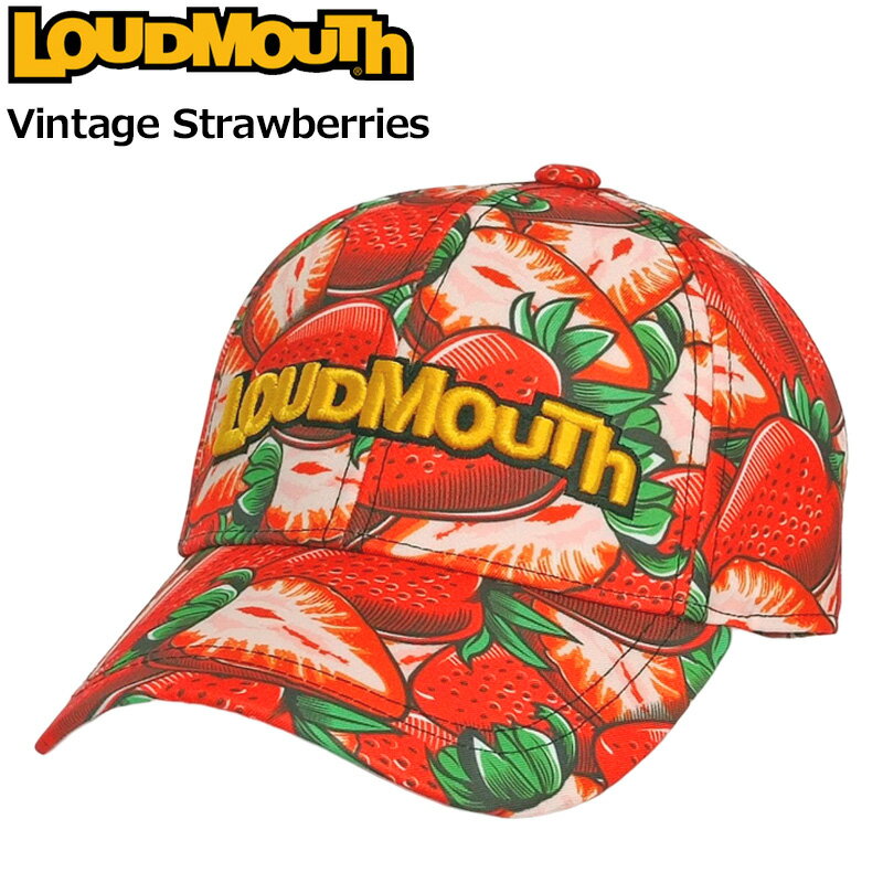 ラウドマウス キャップ Vintage Strawberries ビンテージストロベリーズ 763902(350) 【日本規格】【新品】3SS2 Loudmouth 帽子 派手 シンプル メンズ レディース
