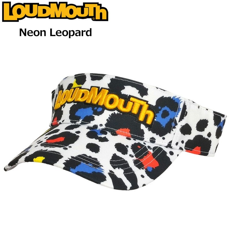 ラウドマウス バイザー Neon Leopard ネオンレオパード 763903 352 【日本規格】【新品】3SS2 Loudmouth 帽子 派手 サンバイザー メンズ レディース VISOR APR1