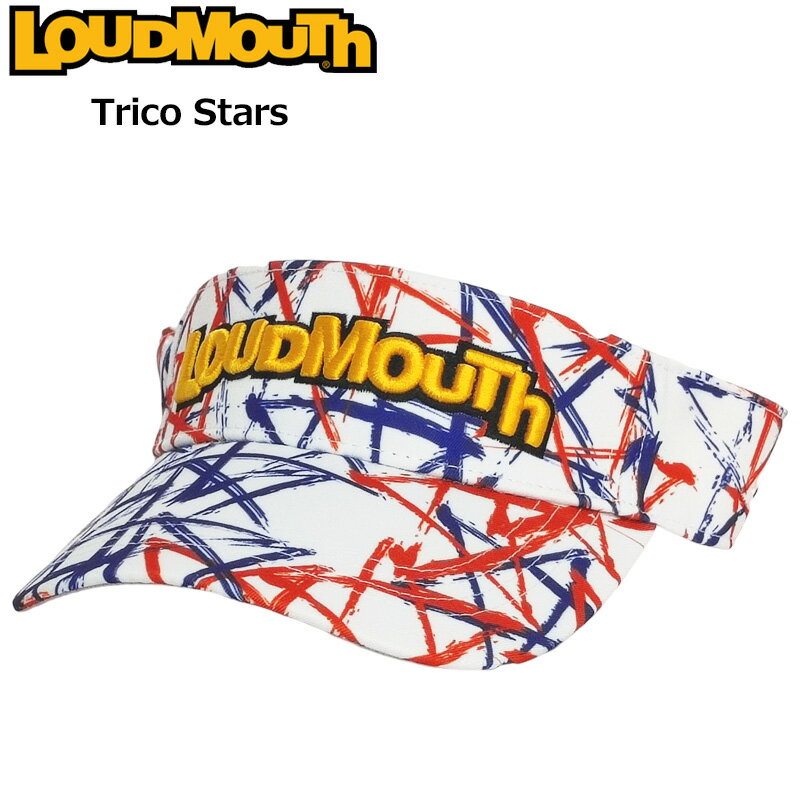 ラウドマウス バイザー Trico Stars トリコスターズ 763903(355) 3SS2 Loudmouth 帽子 派手 サンバイザー メンズ レディース VISOR APR1