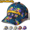 ラウドマウス ツイル キャップ 773921 日本規格【新品】SCBR Loudmouth 刺繍 帽子 総柄 派手 派手な 個性 目立つ メンズ レディース