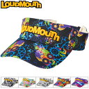 ラウドマウス ツイル サンバイザー 773922 【日本規格】【新品】SCBR Loudmouth 刺繍 バイザー 帽子 総柄 派手 派手な 個性 目立つ メン...