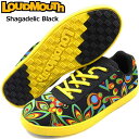 ラウドマウス ユニセックス スパイクレス ゴルフシューズ Shagadelic Black シャガデリックブラック LM-GS0005 764964(020) 【日本規格】【新品】TAAR Loudmouth スニーカー メンズ レディース MAY1(4)