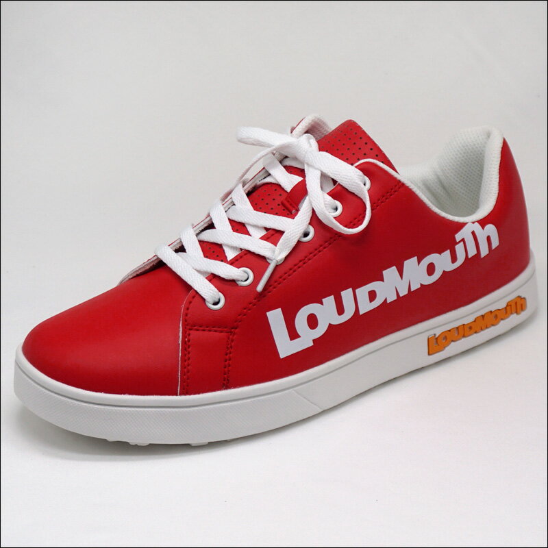 ラウドマウス ユニセックス スパイクレス ゴルフシューズ ビッグロゴ レッド 防水仕様 LM-GS0004 772980(994) 【日本規格】【新品】 2WF2 Loudmouth Red スニーカー 靴 SEP3