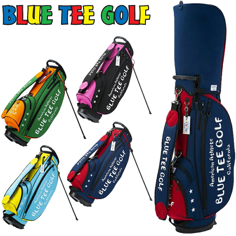 樂天商城 - ブルーティーゴルフ 9型 2トーン スタンドバッグ BTG-CB018 【新品】SCBR Blue Tee Golf California ゴルフバッグ キャディバッグ ブルーティ DEC2 キャディーバック キャディバック