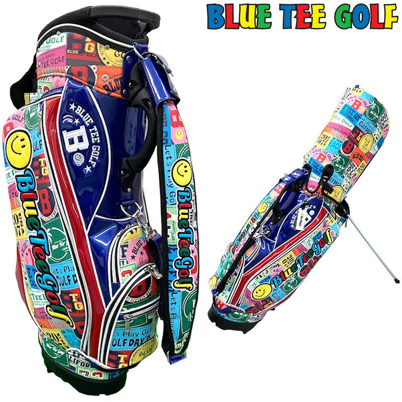 ブルーティーゴルフ 9型 ワッペン柄 スタンドバッグ BTG-CB025 【新品】SCBR Blue Tee Golf California ゴルフバッグ キャディバッグ ブルーティ DEC1 キャディーバック キャディバック