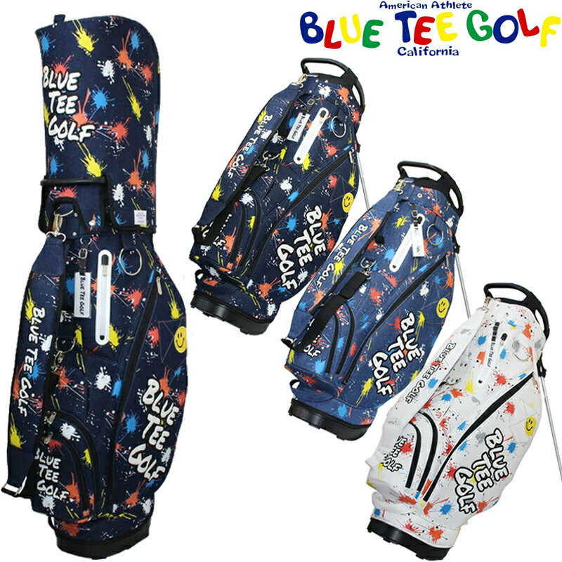 ブルーティーゴルフ 9型 デニムペイント スタンドバッグ BTG-CB028【新品】UAAR Blue Tee Golf California CB-028 スタンド式 キャディバッグ ゴルフバッグ カートバッグ キャディーバック キャディバック JUL1