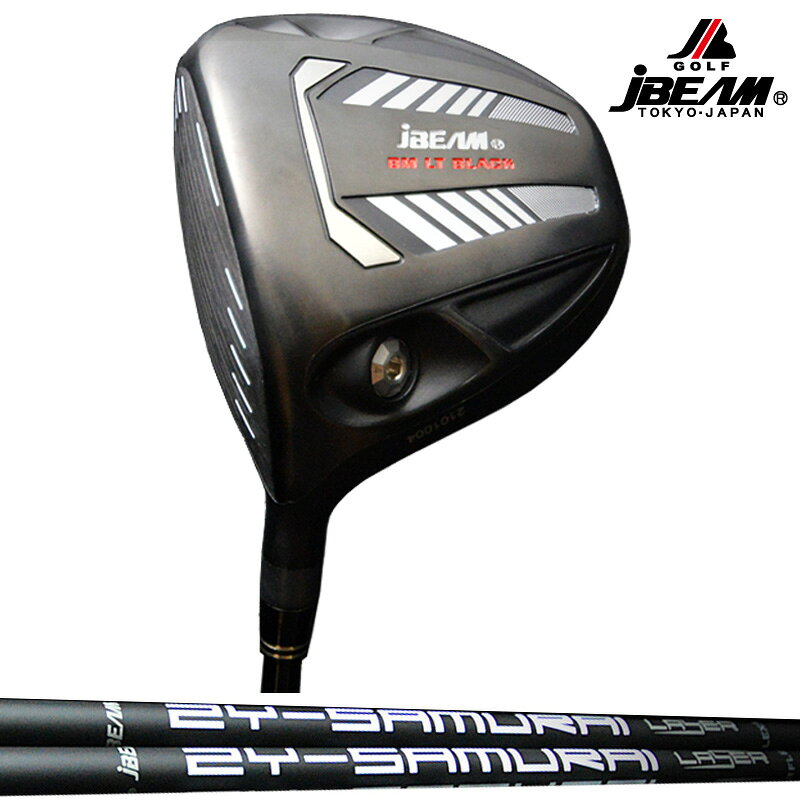 JBEAM レフティ BM LT BLACK ドライバー ZY-SAMURAI LASER 装着 Jビーム サムライ カーボン ブラック DRIVER  Jビーム GOLF シャフト 地クラブ