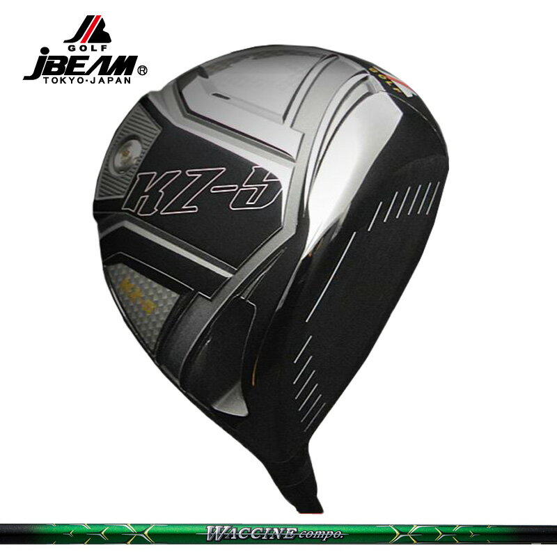 樂天商城 - JBEAM KZ-5 ドライバー グラビティ ワクチンコンポ GR351 装着【カスタム】【新品】 Jビーム GOLF シャフト 地クラブ GRAVITY WACCINE Compo