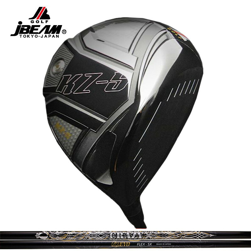樂天商城 - JBEAM KZ-5 ドライバー クレイジー RD EVO 装着【カスタム】【新品】 Jビーム GOLF シャフト クレージー CRAZY 長尺 地クラブ
