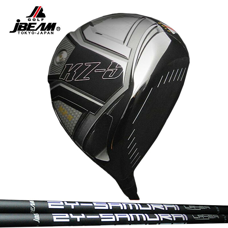 JBEAM KZ-5 ドライバー ZY-SAMURAI LASER 装着  Jビーム GOLF シャフト 地クラブ サムライ ZYサムライ ZYSAMURAI