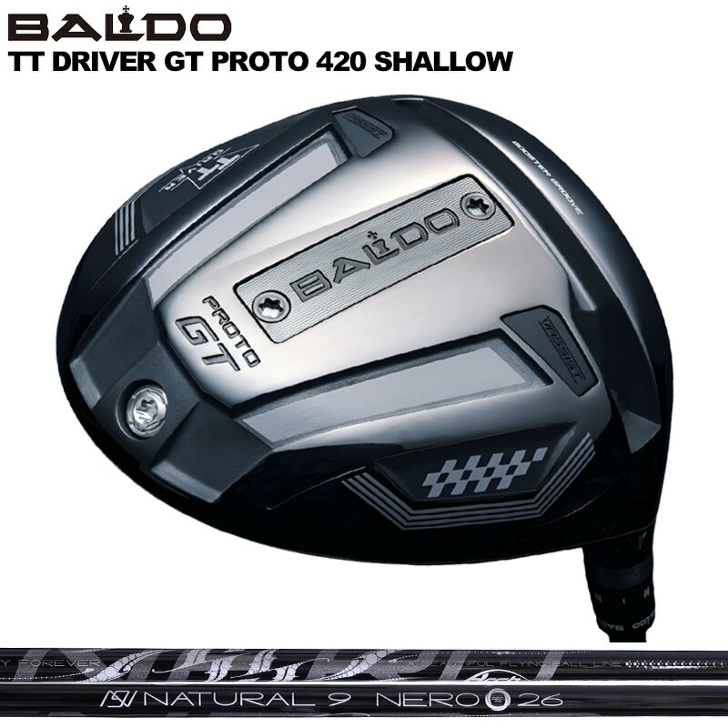 樂天商城 - バルド TT ドライバー GT プロト 420 シャロー 可変式 ARCH Natural 9 NERO 装着 アーチ ネロ ナチュラル9 【カスタム】【新品】 BALDO DRIVER PROTO SHALLOW 地クラブ ゴルフ