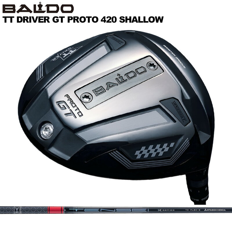 バルド TT ドライバー GT プロト 420 シャロー 可変式 三菱ケミカル TENSEI Pro Red 1K 装着 テンセイ レッド 赤  BALDO DRIVER PROTO SHALLOW 地クラブ ゴルフ