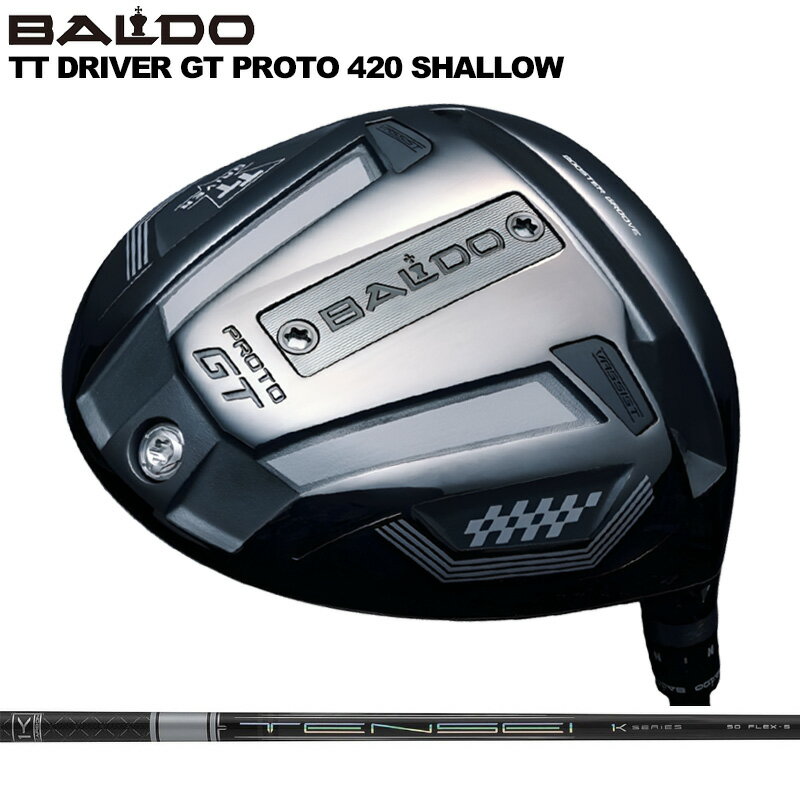 バルド TT ドライバー GT プロト 420 シャロー 可変式 三菱ケミカル TENSEI Pro White 1K 装着 テンセイ ホワイト 白 BALDO DRIVER PROTO SHALLOW 地クラブ ゴルフ