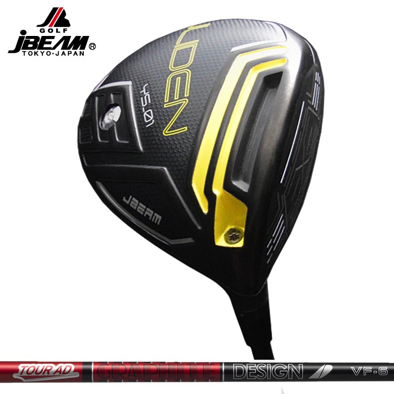 樂天商城 - JBEAM Jライデン JLIDEN YS-01 ドライバー グラファイトデザイン TourAD VF 装着 ツアーAD 【カスタム】【新品】 Jビーム ライデン LIDEN GOLF シャフト 地クラブ