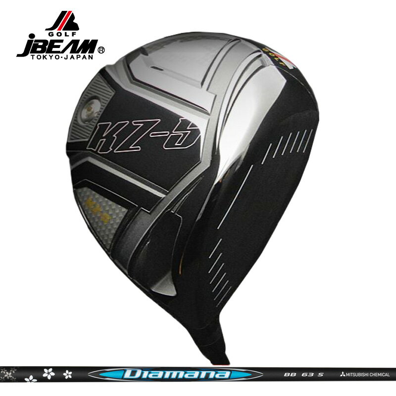 樂天商城 - JBEAM KZ-5 ドライバー 三菱ケミカル Diamana BB 装着 ディアマナ【カスタム】【新品】 Jビーム GOLF シャフト ディアマナ 地クラブ