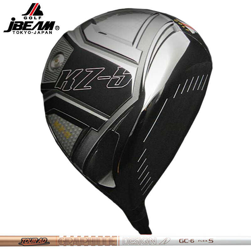 樂天商城 - JBEAM KZ-5 ドライバー グラファイトデザイン TourAD GC 装着【カスタム】【新品】 Jビーム GOLF シャフト ツアーAD 地クラブ