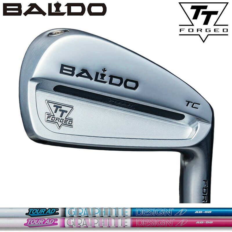 樂天商城 - バルド TT FORGED ツアー キャビティ アイアン サテン 6本組 グラファイトデザイン TourAD AD-50 装着 カーボン 【カスタム】【新品】 BALDO フォージド TC アイアンセット ゴルフ クラブ