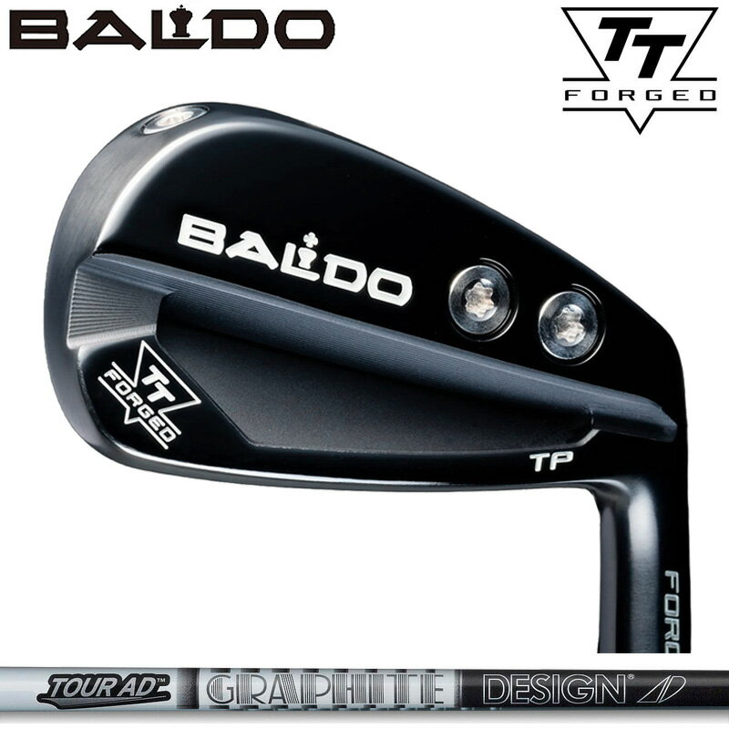 樂天商城 - バルド TT FORGED ツアー ポケット アイアン ブラック 6本組 グラファイトデザイン TourAD AD-105/115 装着 カーボン 【カスタム】【新品】 BALDO フォージド TP アイアンセット ゴルフ クラブ