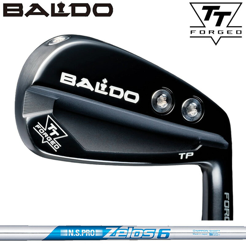 樂天商城 - バルド TT FORGED ツアー ポケット アイアン ブラック 6本組 日本シャフト ZELOS 6 装着 ゼロス6 スチール 【カスタム】【新品】 BALDO フォージド TP アイアンセット ゴルフ クラブ