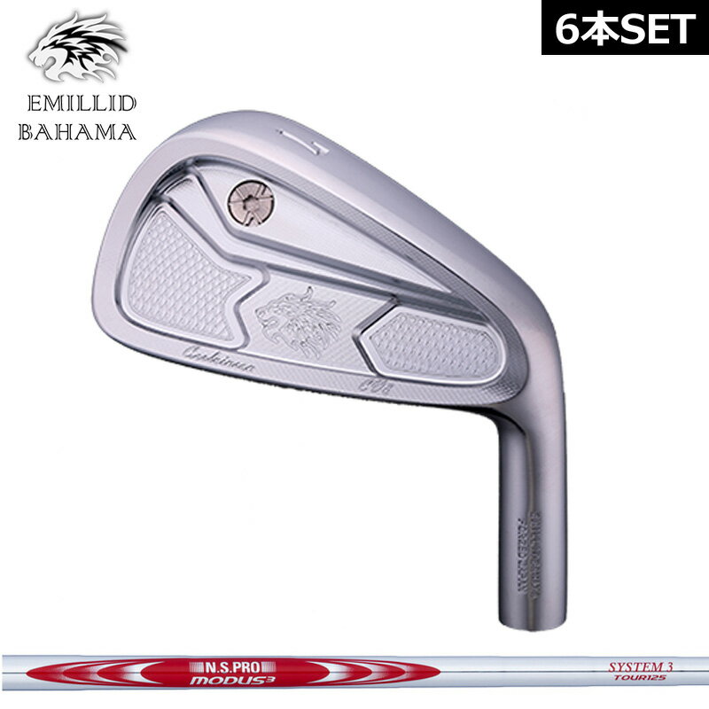樂天商城 - エミリッド バハマ CV8 アイアンセット 6本組(#5-PW) 日本シャフト N.S.PRO MODUS3 SYSTEM3 TOUR 125 装着 NS スチール EMILLID BAHAMA 【カスタム】【新品】 カールヴィンソン 軟鉄 シャフト 地クラブ