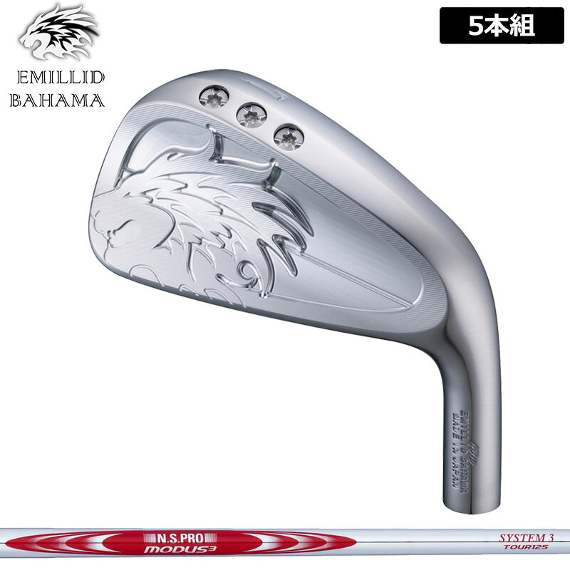 樂天商城 - エミリッド バハマ CV10 アイアン 5本組(#6-P) 日本シャフト N.S.PRO MODUS3 SYSTEM3 TOUR 125 装着 NS スチール 【カスタム】【新品】 EMILLID BAHAMA 中空 セット