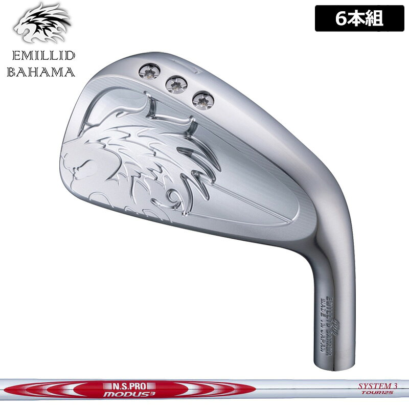 樂天商城 - エミリッド バハマ CV10 アイアン 6本組(#5-P) 日本シャフト N.S.PRO MODUS3 SYSTEM3 TOUR 125 装着 NS スチール 【カスタム】【新品】 EMILLID BAHAMA 中空 セット