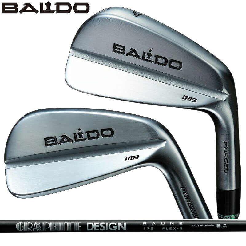 樂天商城 - バルド フォージド マッスルバック アイアン MB 6本組(5-PW) グラファイトデザイン RAUNEIRON i60/i75/i90 装着 ラウネ カーボン 【カスタム】【新品】 BALDO FORGED アイアンセット ゴルフクラブ