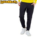 ラウドマウス メンズ スウェット ロングパンツ ジョガーパンツ 762301(998) Black ブラック  2SS2 Loudmouth ゴルフウェア ジョガパン 無地