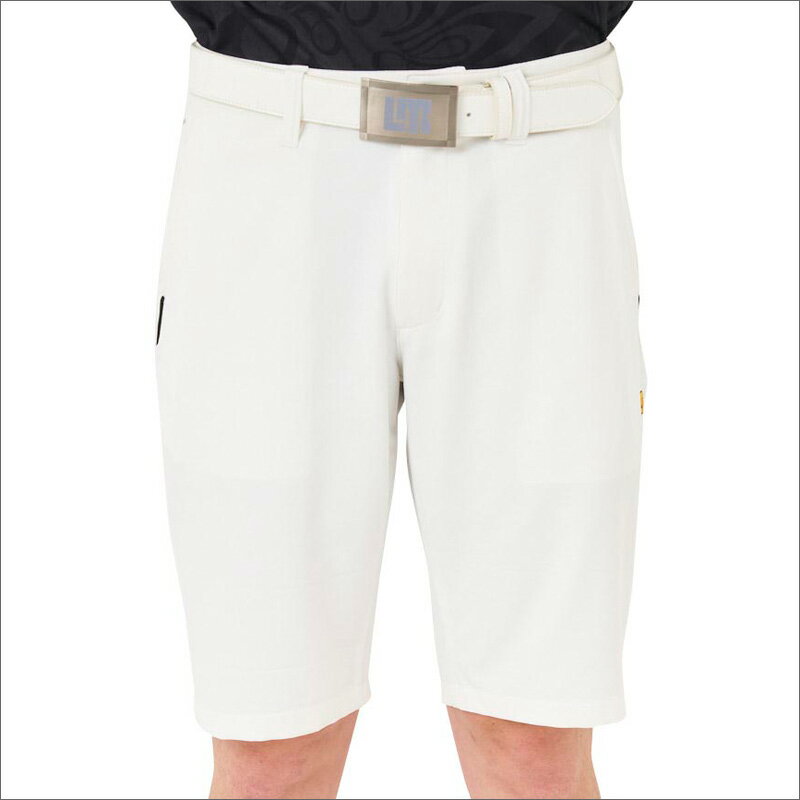 ラウドマウス 2022 メンズ ショートパンツ 吸汗速乾 ストレッチ UVカット White ホワイト 762308(999) 【日本規格】【新品】22SS Loudmouth ゴルフウェア ゴルフパンツ 派手 JUN1 look18
