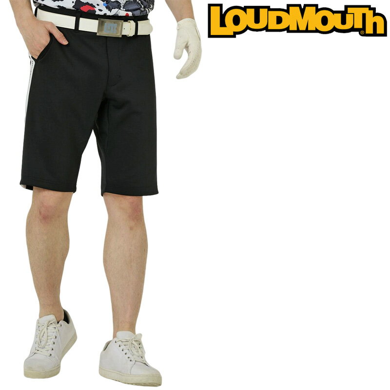 ラウドマウス メンズ ショートパンツ 軽量ダンボールニット Black ブラック 763307 998 【日本規格】【新品】3SS2 Loudmouth ゴルフウェア 派手 MAY2